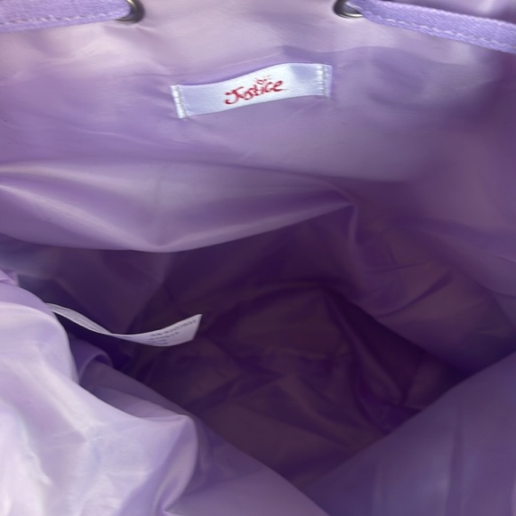 ❣️RARE❣️Justice Mermaid Flip Sequin Mini Rucksack Backpack❣️Initial “J” - Picture 6 of 9